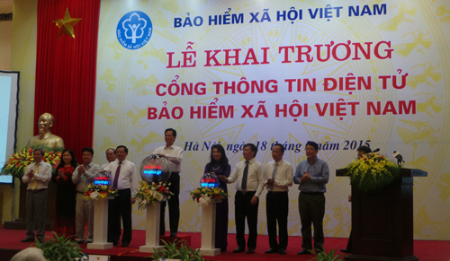 Thủ tướng dự Lễ khai trương Cổng thông tin điện tử Bảo hiểm xã hội Việt Nam